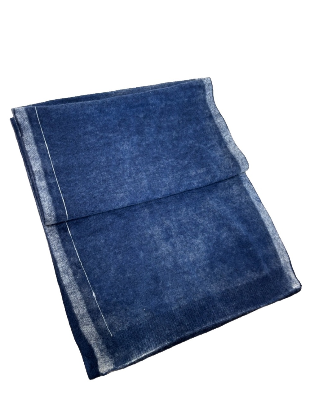 Tommy Bahama Navy and Light Gray Gradient Knit Scarf